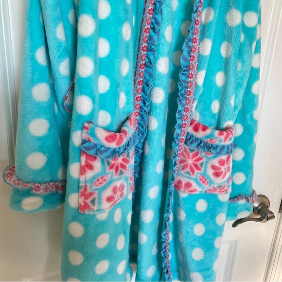 Matilda Jane Girls Silver Pieces Plush Robe size M - Picture 5 of 8